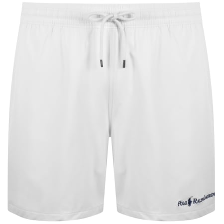 Ralph Lauren Traveller Swim Shorts White | Mainline Menswear us